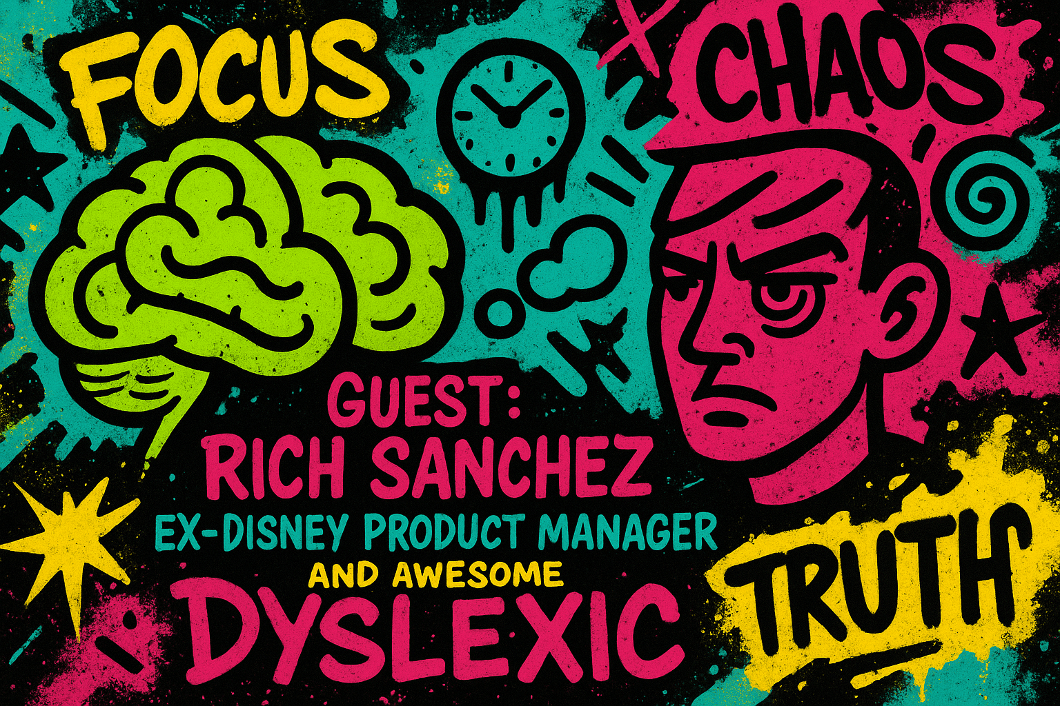 Guest: Rich Sanchez Ex-Disney Product Manager and Awesome Dyslexic