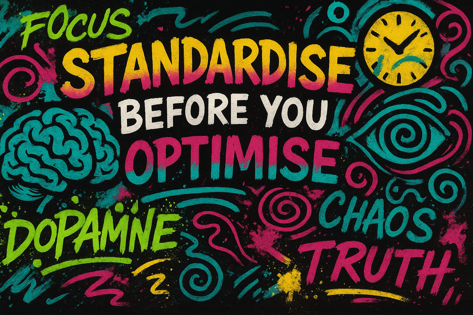 Standardise before you optimise - a secret to how we set habits