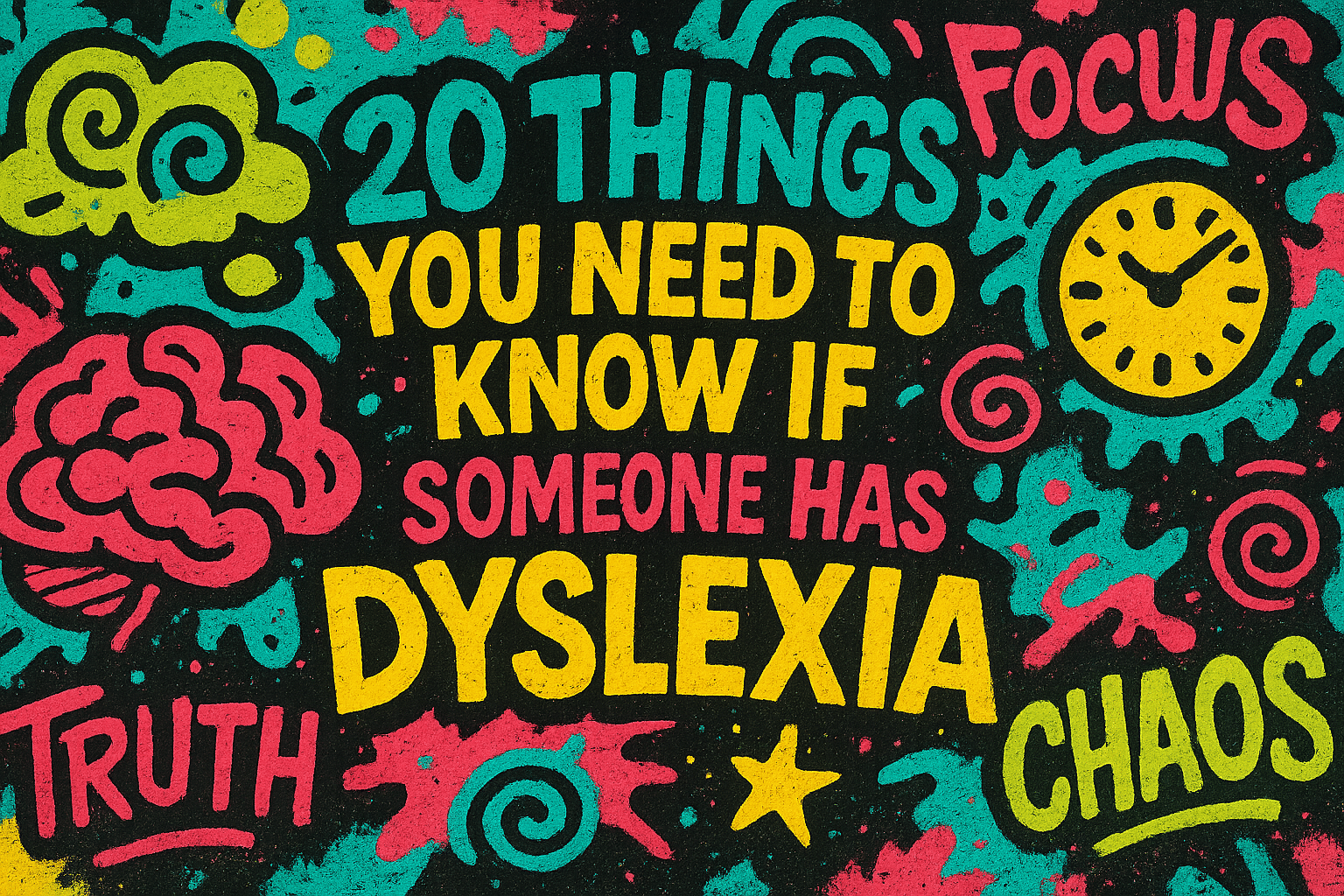 20 Things You Need to Know If Someone Has Dyslexia