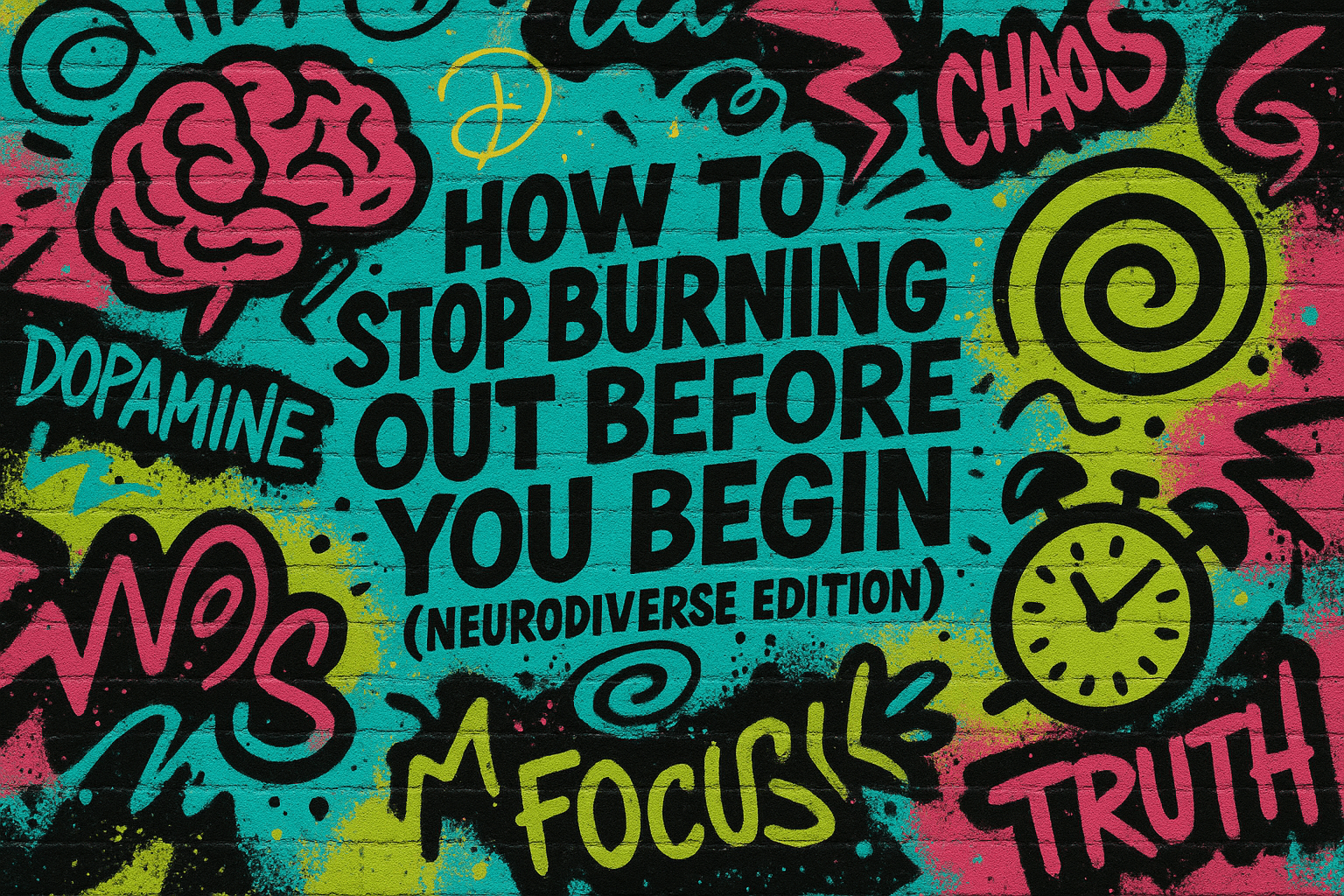 How to Stop Burning Out Before You Begin (Neurodiverse Edition)