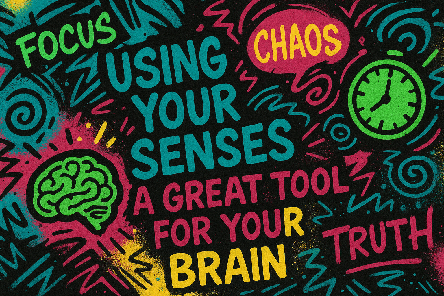Using your senses 🔨 a great tool for your 🧠