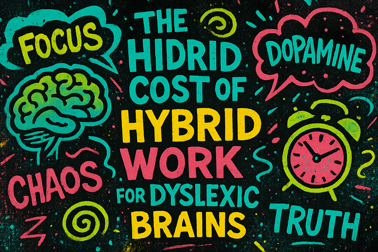 The Hidden Cost of Hybrid Work for Dyslexic Brains