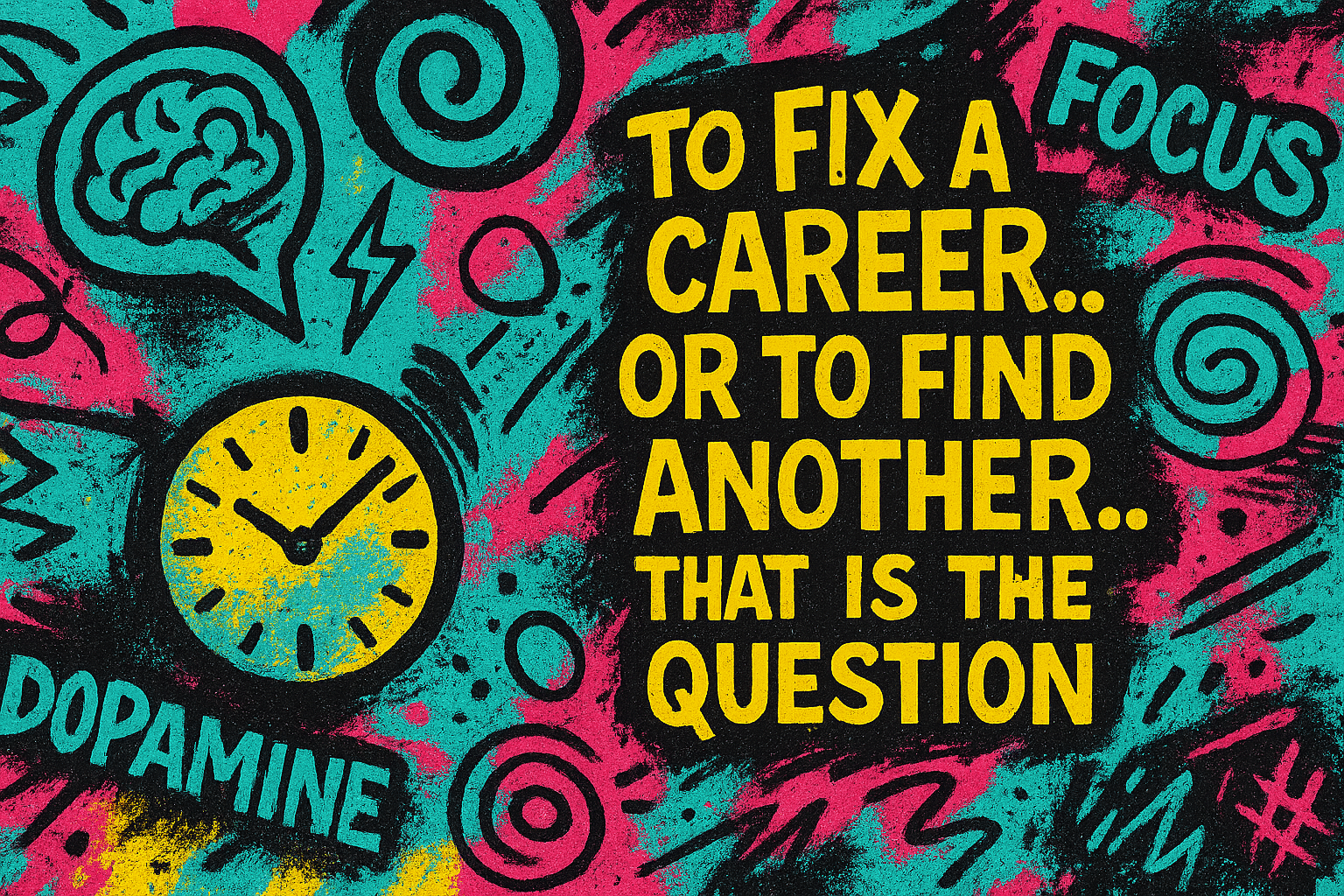 To fix a career.. or to find another.. that is the question