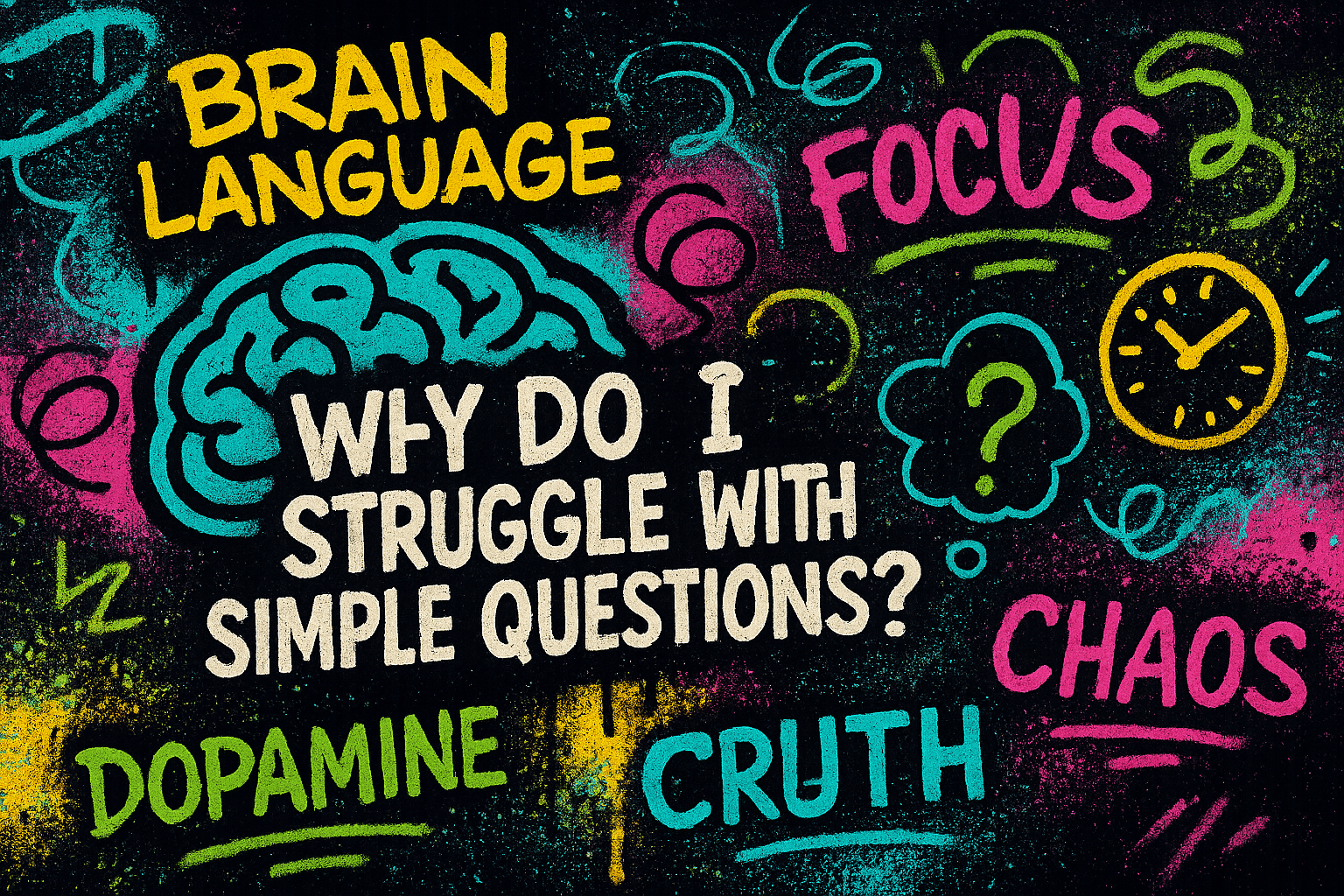 Brain language - why do I struggle with simple questions?