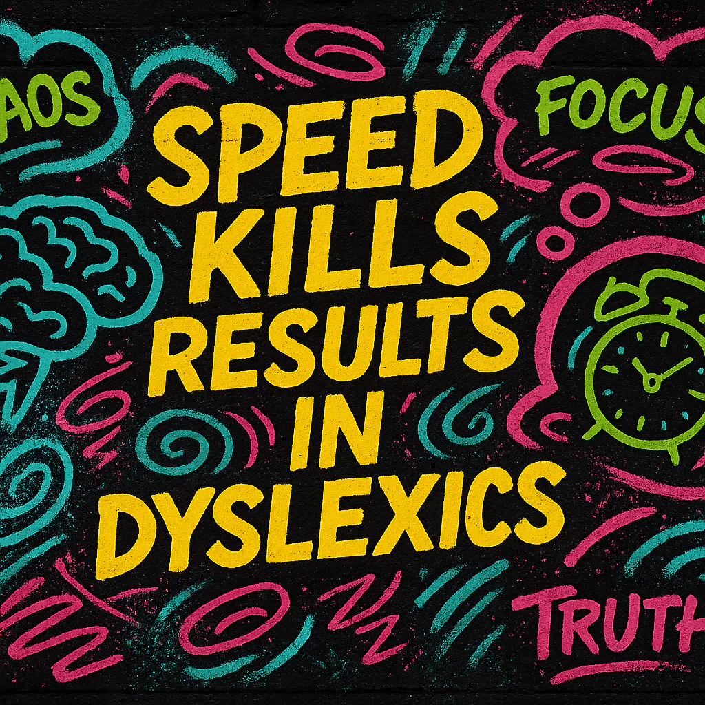 Speed Kills Results In Dyslexics