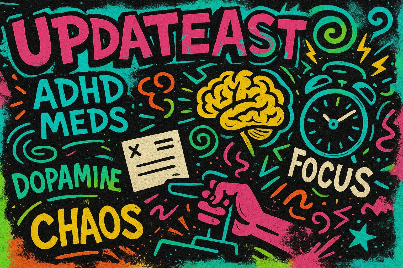 Update Cast - ADHD Meds, Postcards And A Handbrake
