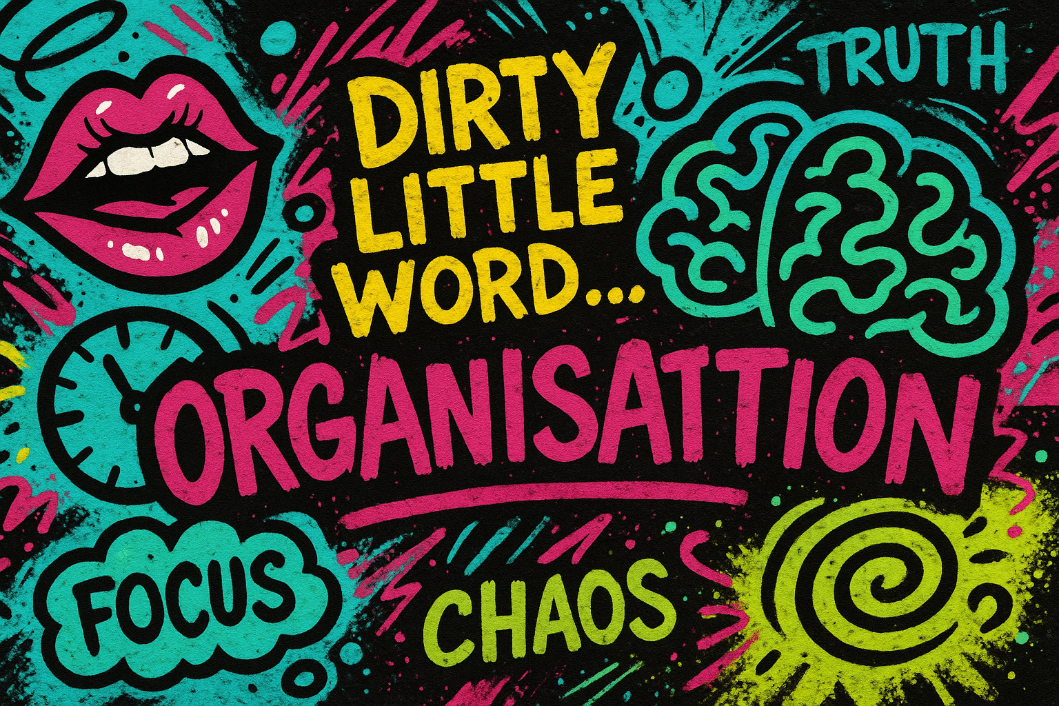 Dirty 👄 little word... organisation.