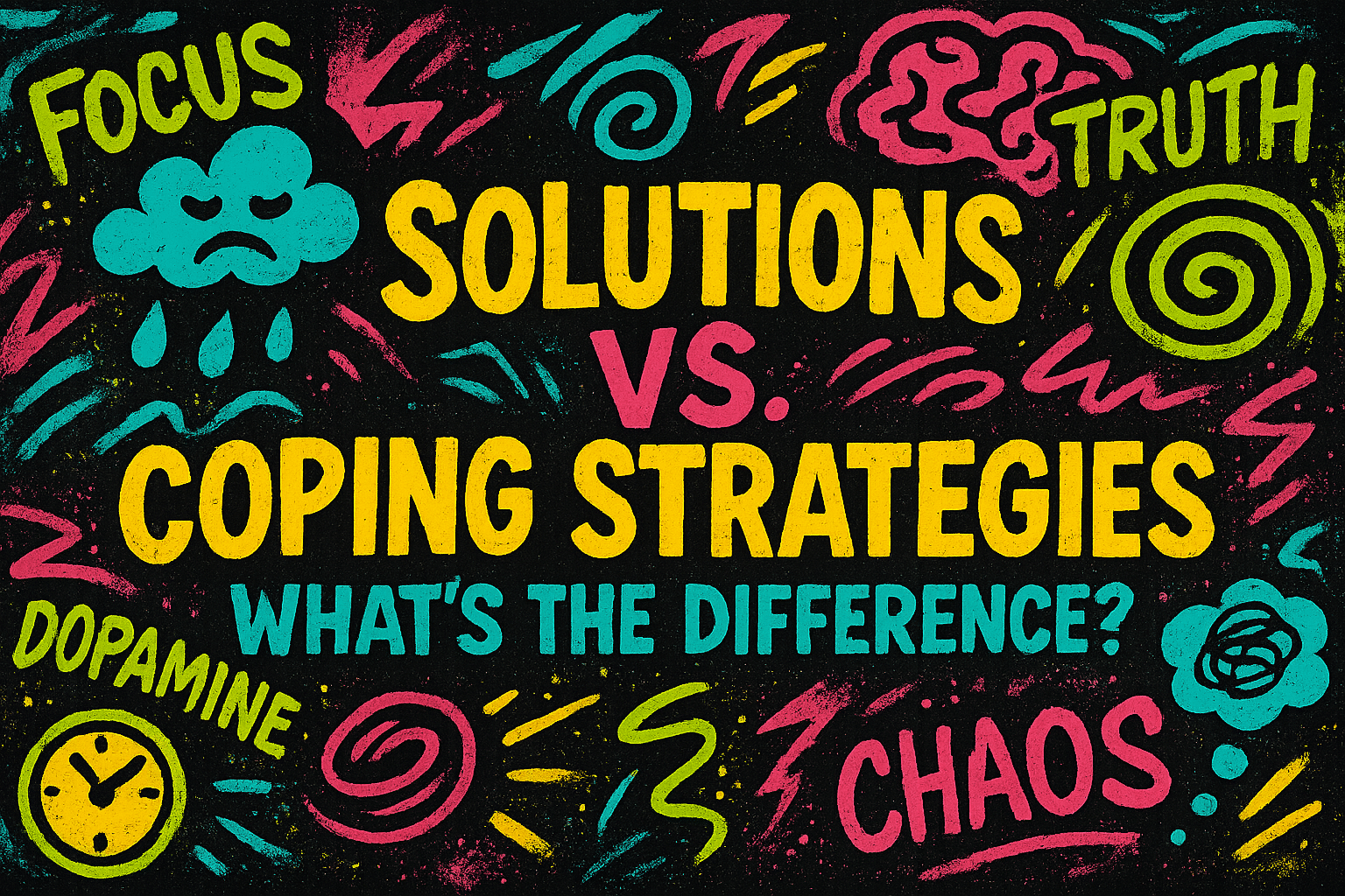 ☔️ Solutions vs Coping Strategies: Whats the difference