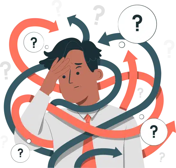 Visual showing the challenge linked to dyslexia and ADHD symptoms like focus, organization, and emotional regulation.
