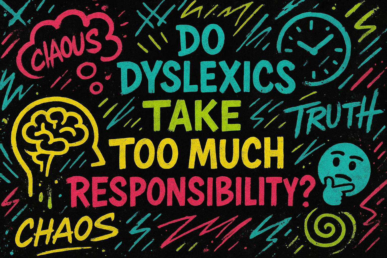 Do Dyslexics Take Too Much Responsibility 🤔 ?