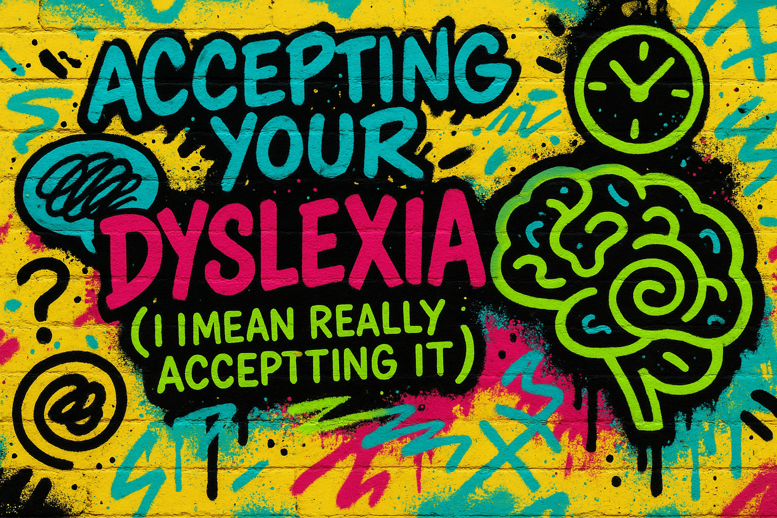 Accepting Your Dyslexia (I mean really accepting it)