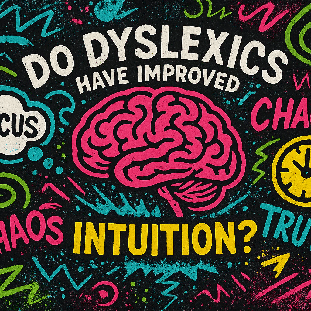 Do Dyslexics Have Improved Intuition?