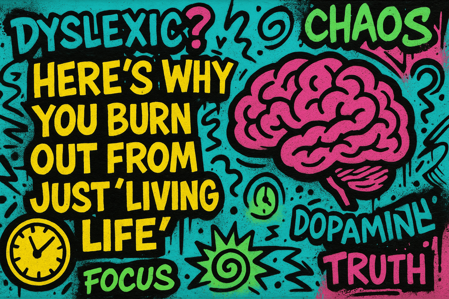Dyslexic? ADHD? Here’s Why You Burn Out From Just ‘Living Life’
