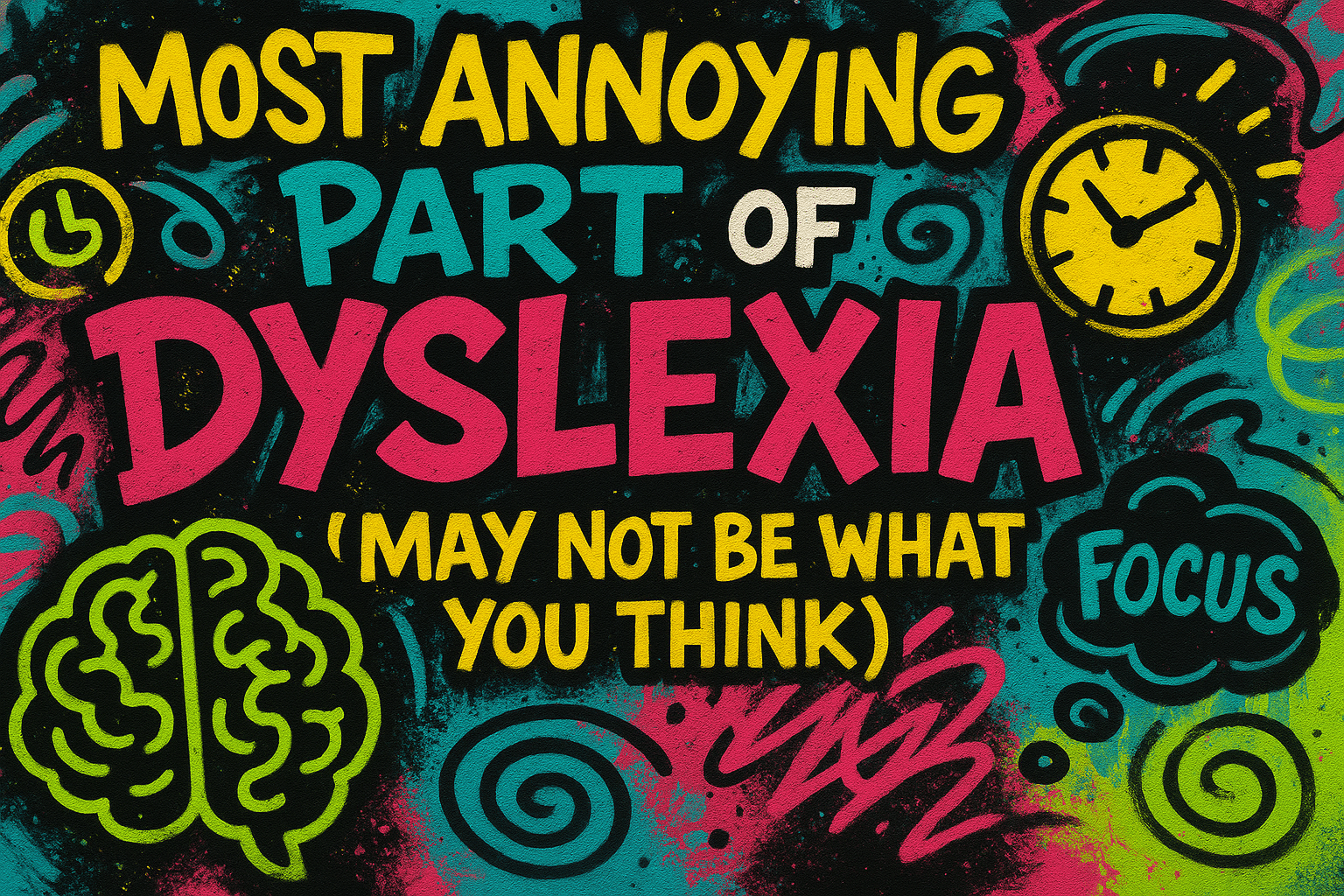 Most Annoying Part of Dyslexia (may not be what you think)