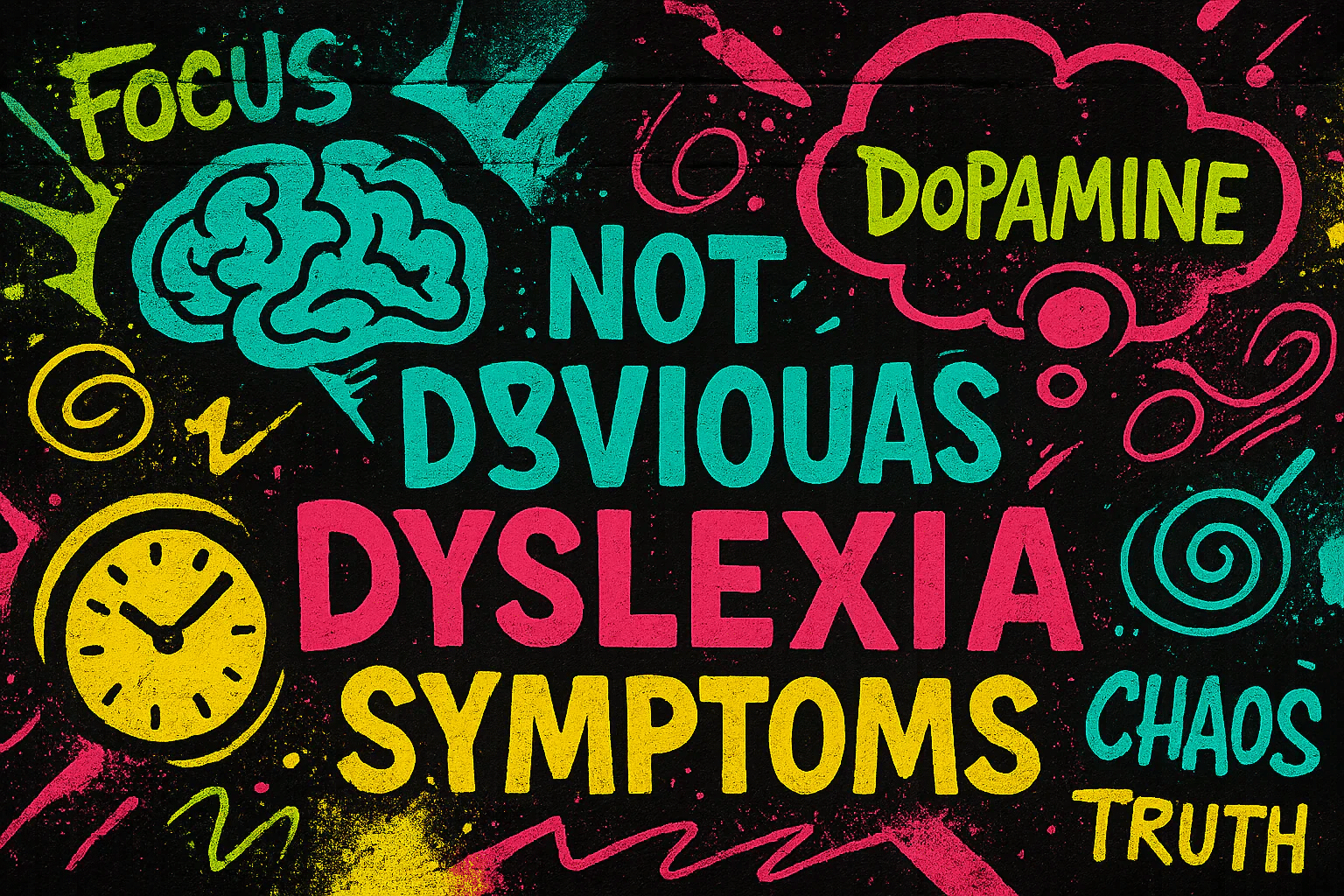 Not Obvious Dyslexia Symptoms