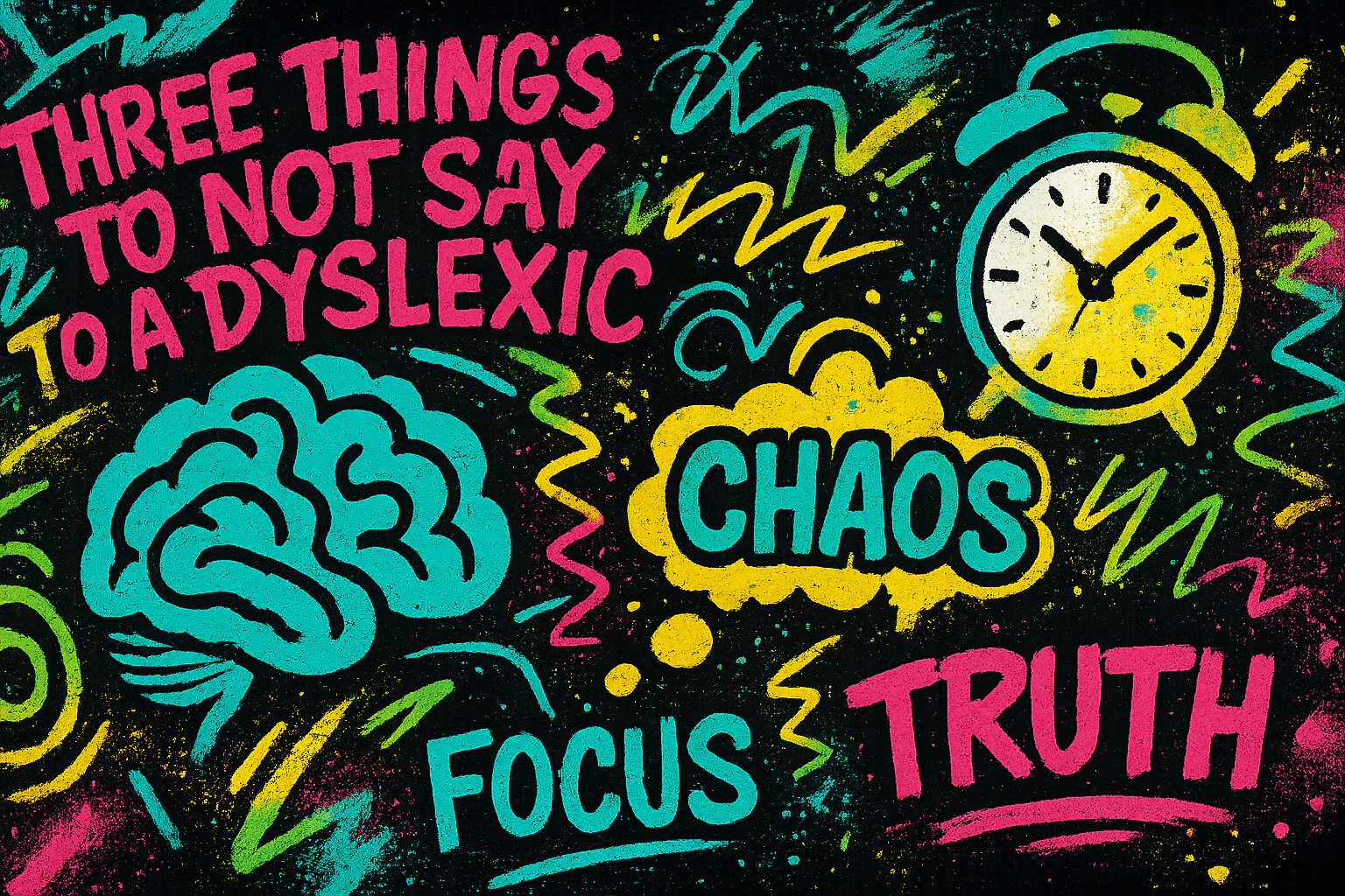 Three Things To Not Say To A Dyslexic