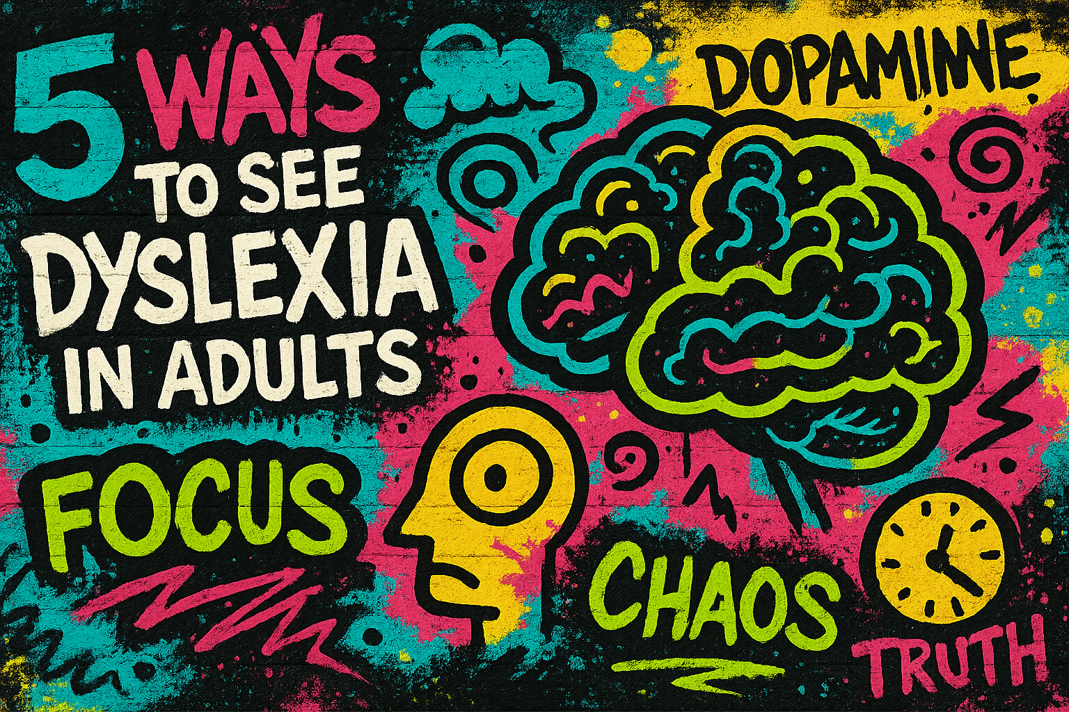 5 ways to see Dyslexia in Adults