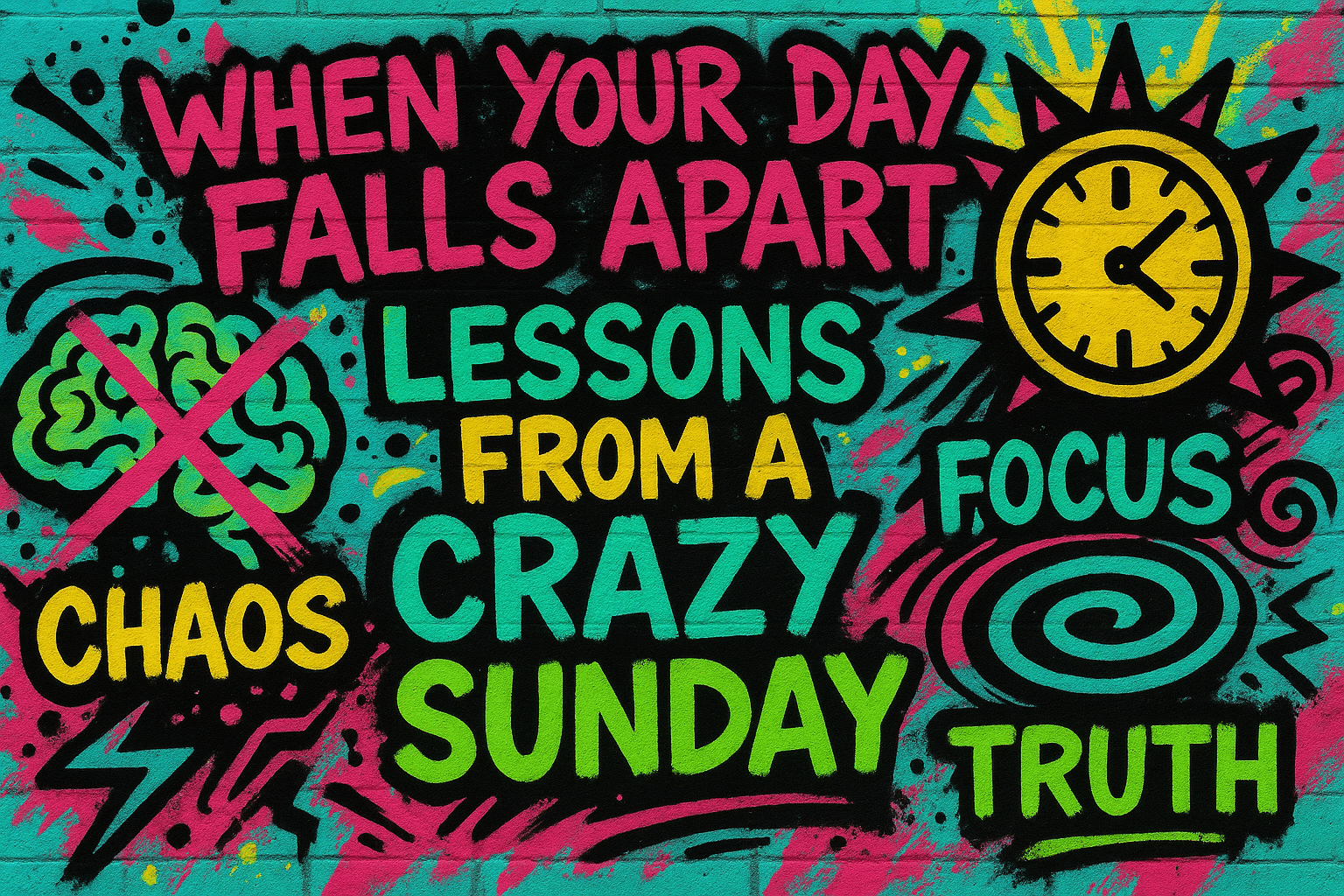 When your day falls apart - Lessons from a crazy Sunday
