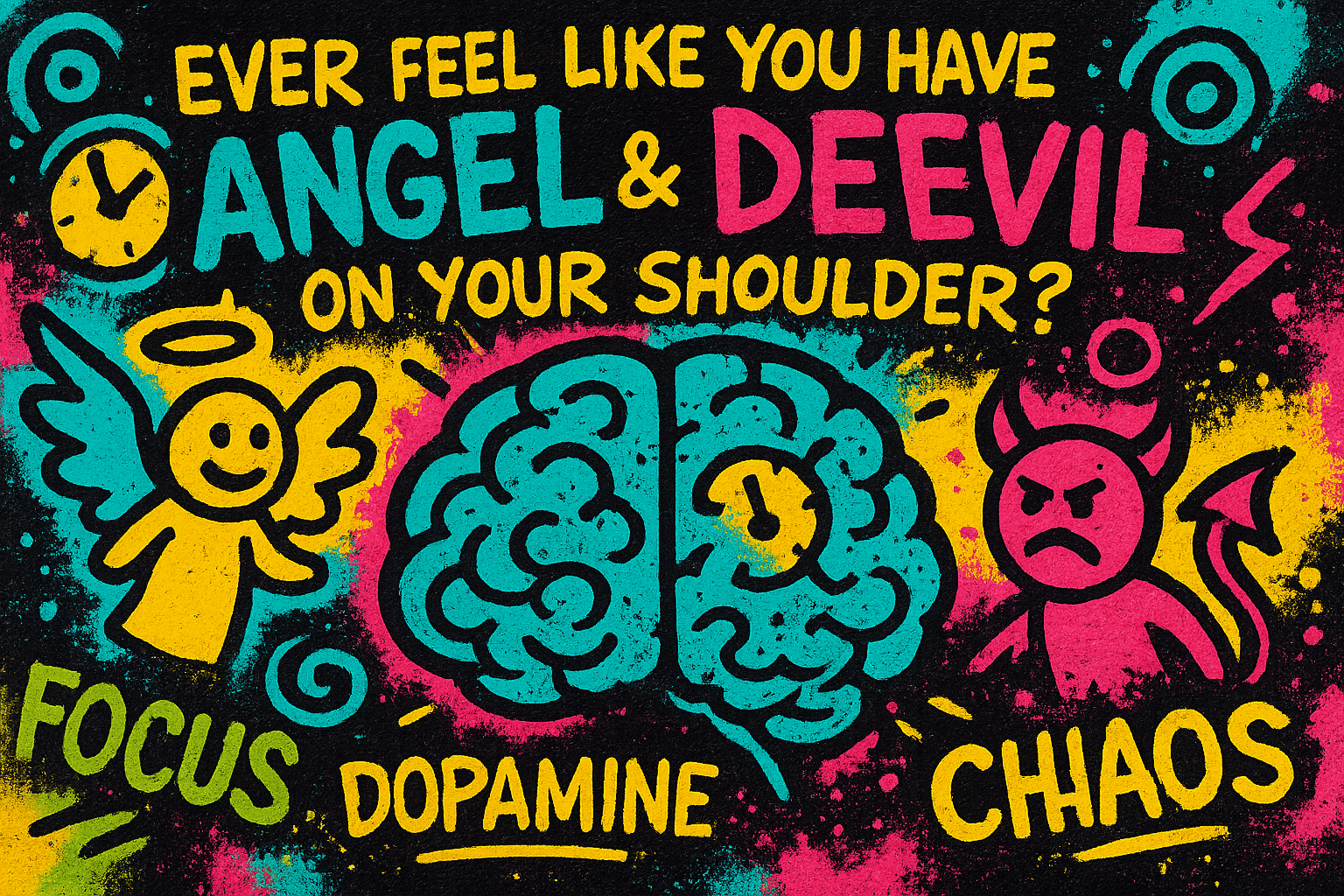 Ever feel like you have and angel & a devil on your shoulder?