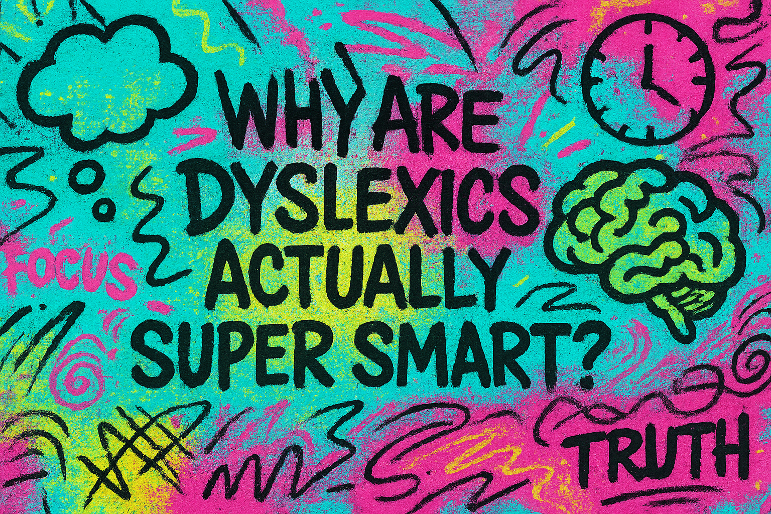 Why are Dyslexics Actually Super Smart?