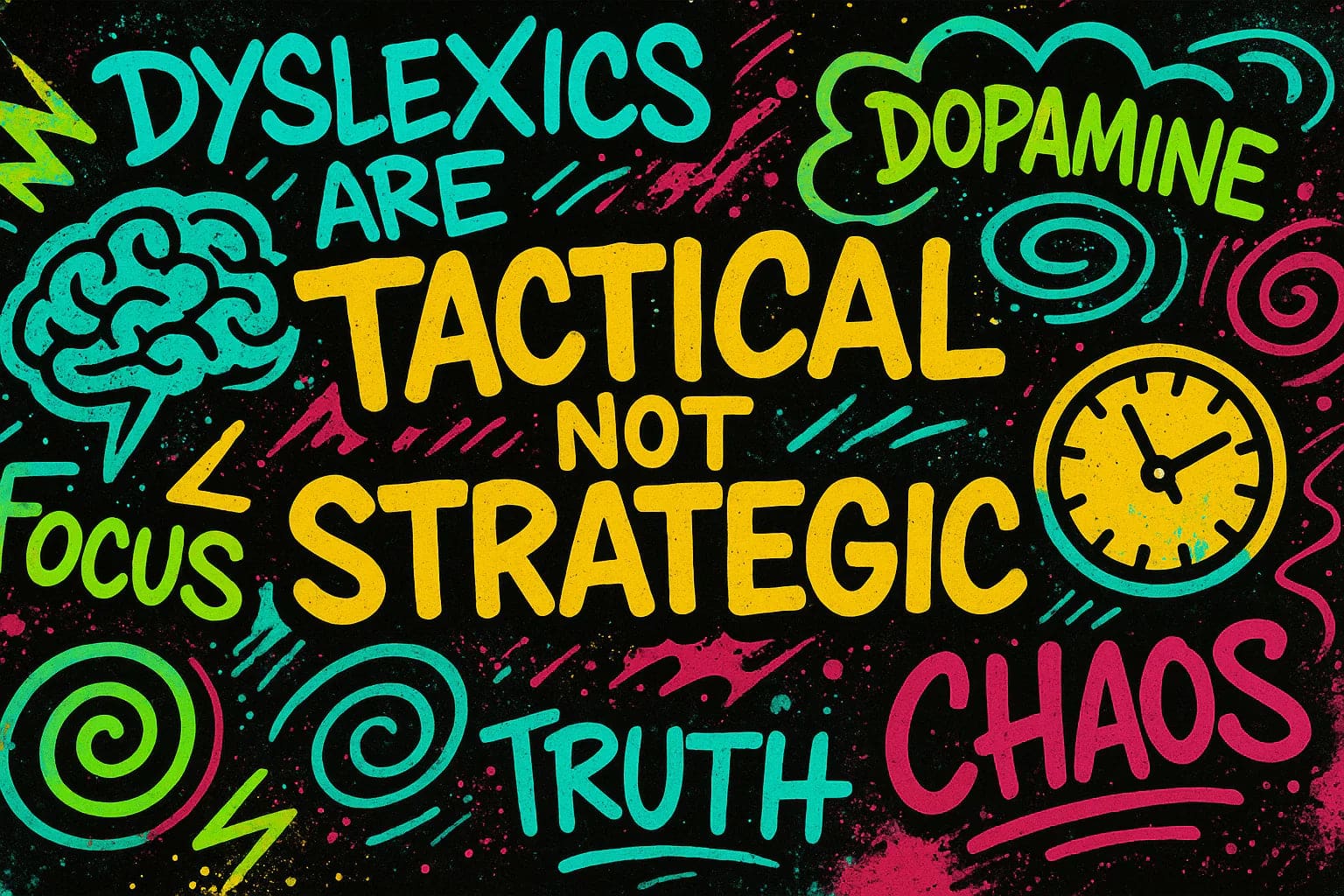 Dyslexics Are Tactical Not Strategic: How To Get More From Doing Less