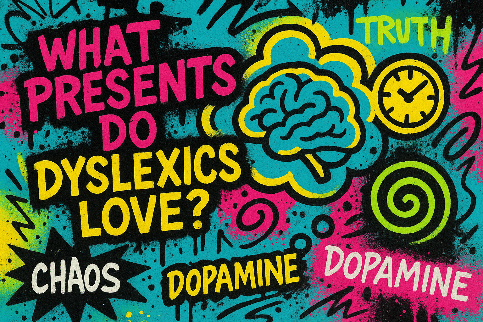 What presents do dyslexics love?