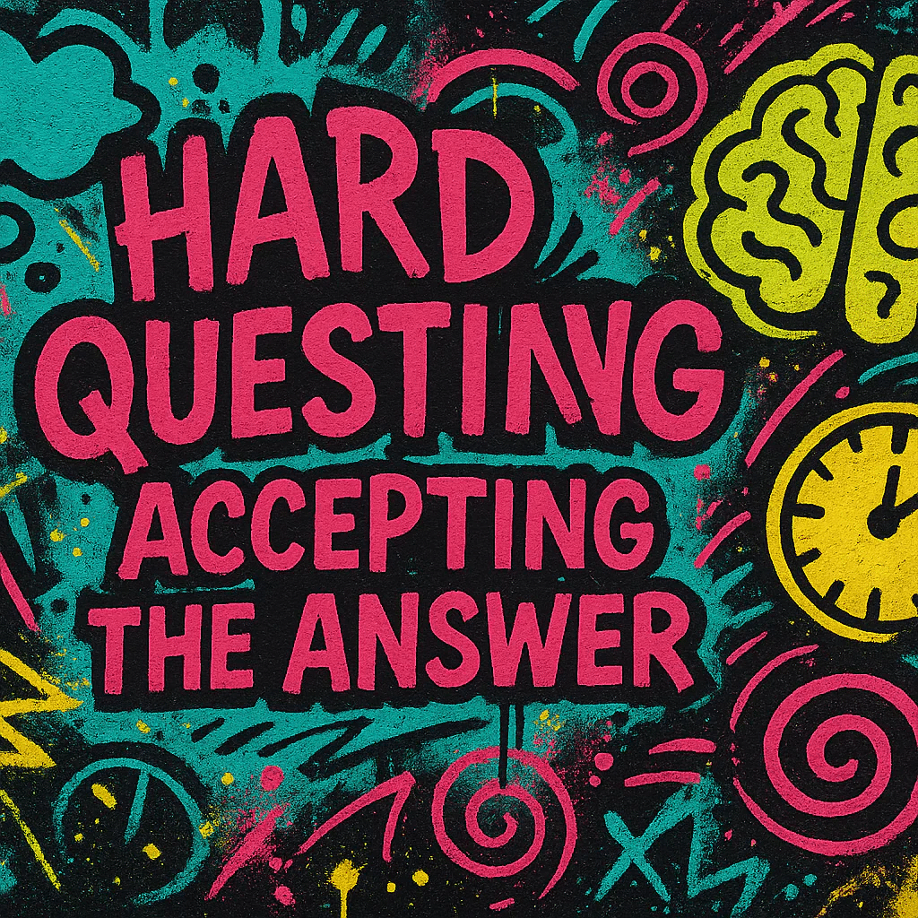 Hard Questions And Accepting The Answer