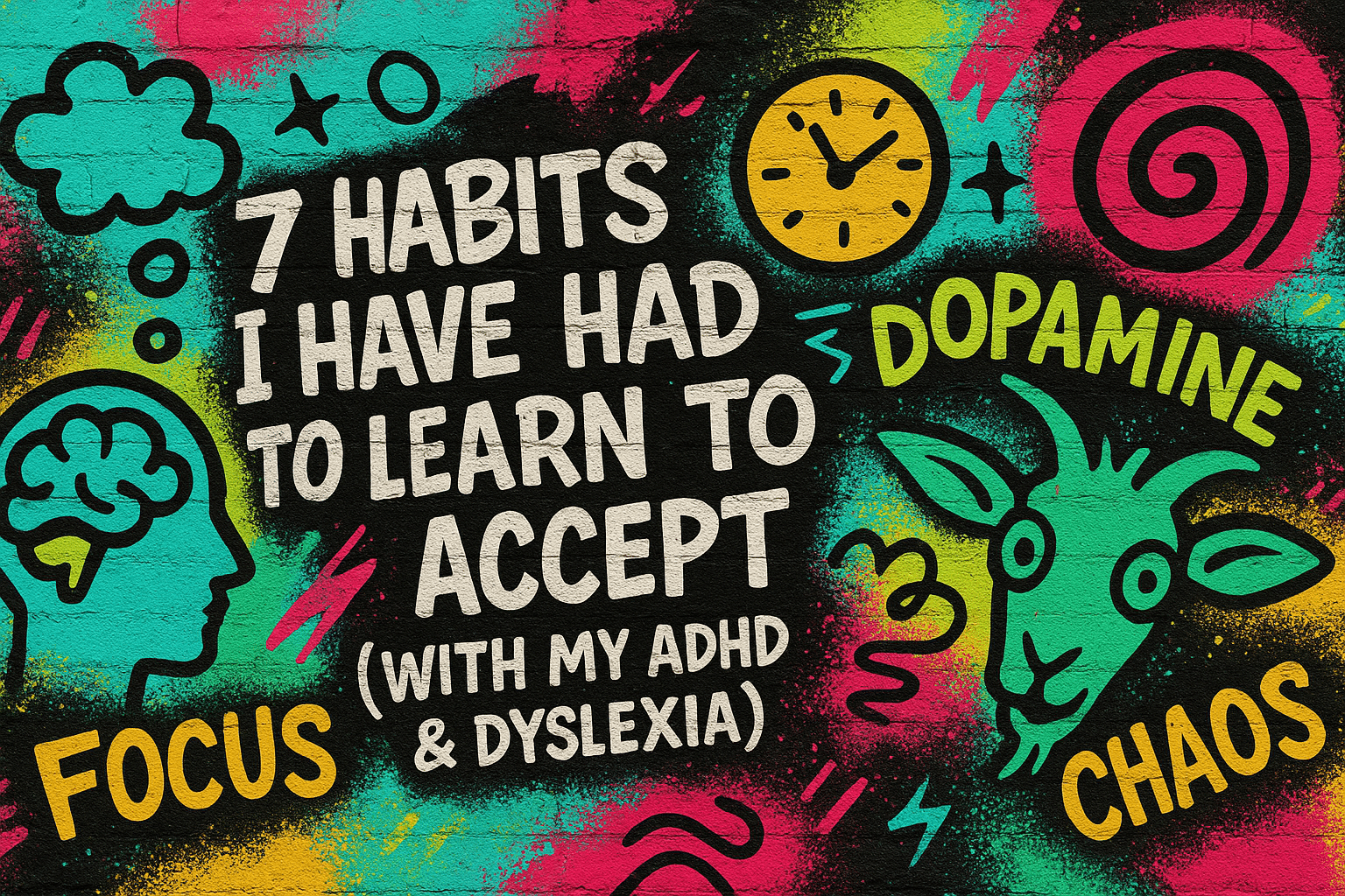 7 Habits: I have had to learn to accept (with my ADHD & Dysleixa)