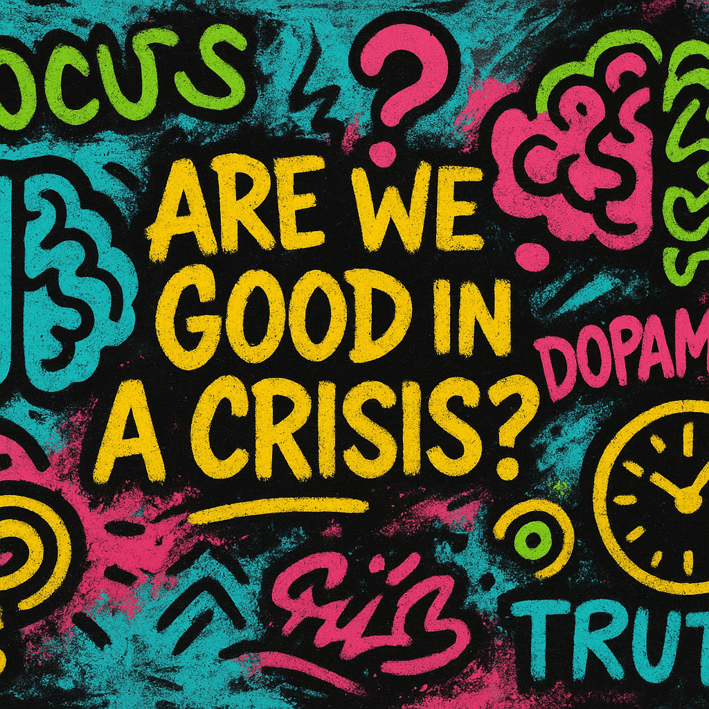 Are we good in a crisis?