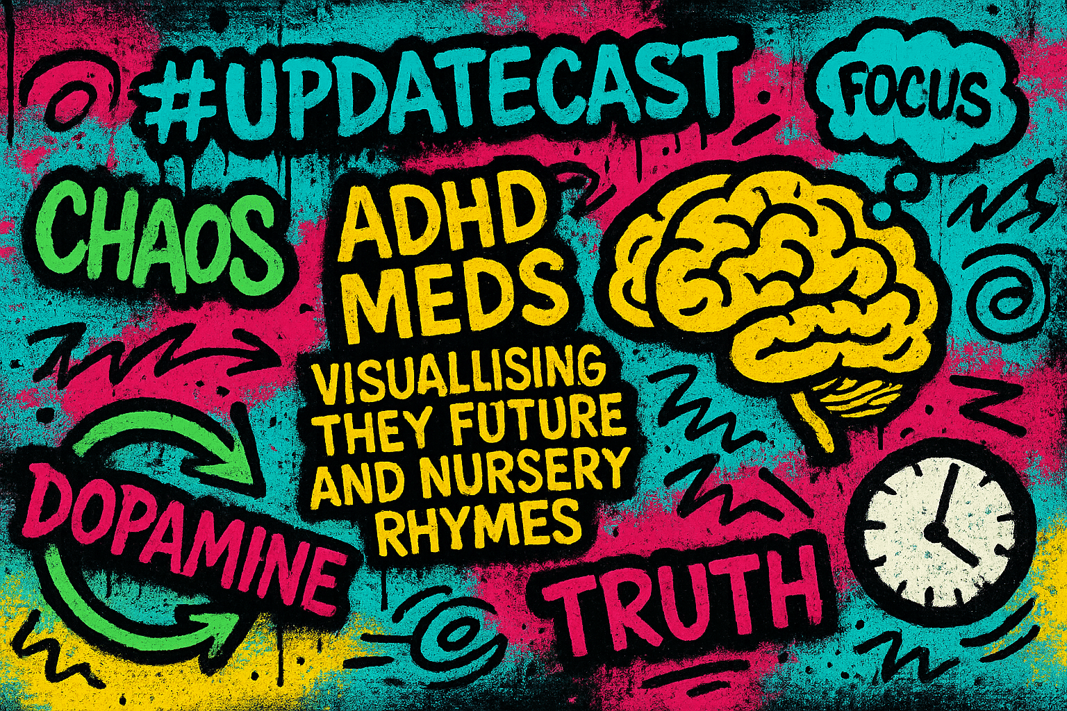 #updatecast - adhd meds, visualising they future and nursery rhymes