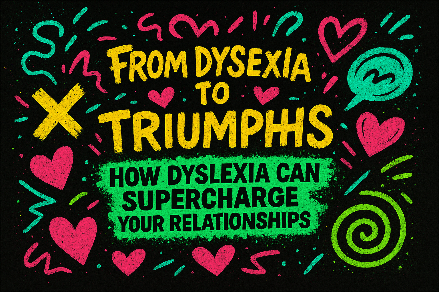 From Typos to Triumphs: How Dyslexia Can Supercharge Your Relationships