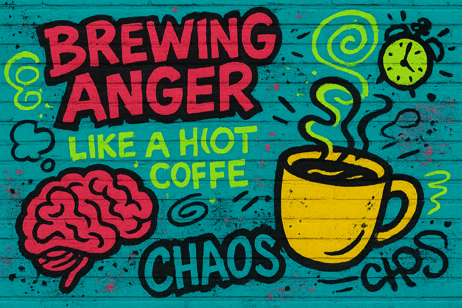 Brewing Anger like a hot cup of coffee