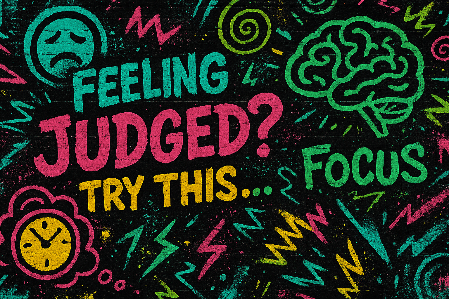 😔 Feeling Judged? Try this...