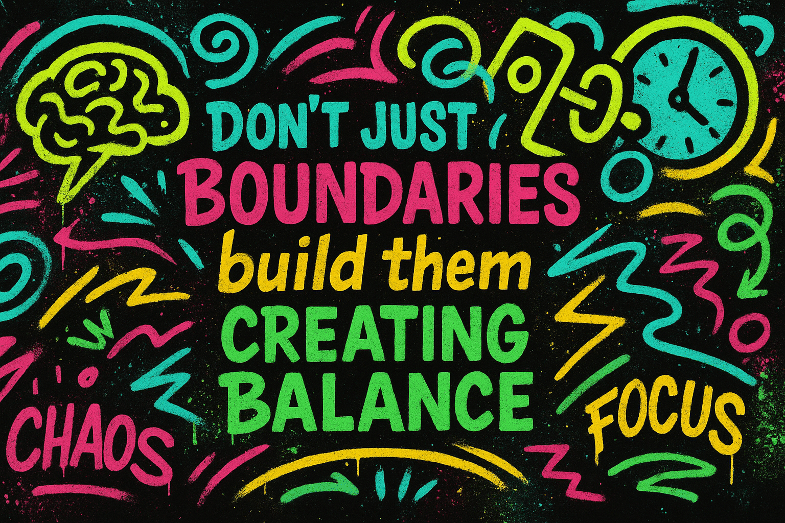 Don’t just set boundaries, build them - creating balance